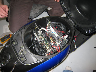 Illustration for article titled The Ultimate Geek Scooter is a Rolling Entertainment Center